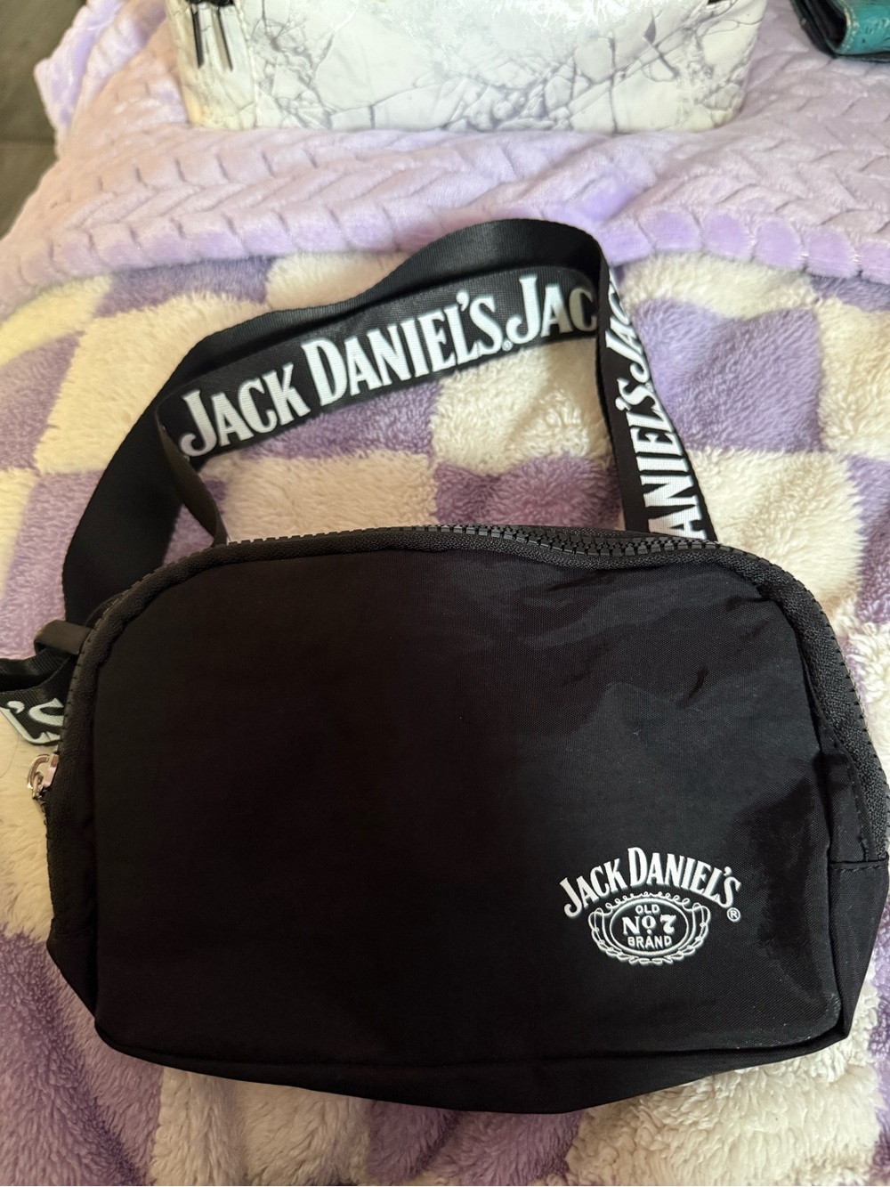 Jack Daniels Black Fanny pack with Branded Strap